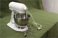White Kitchen Aid Mixer Works Per Seller