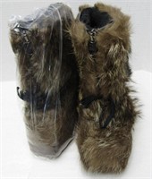 Coyote Fur Boots SZ 7
