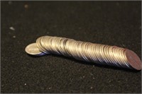 Roll of 50 Silver Roosevelt Dimes