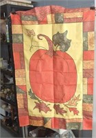 Large Fall And Leaves Garden Flag 28x42