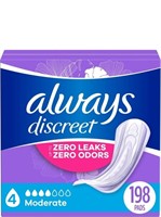 New Always Discreet Incontinence Pads for Women