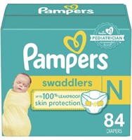 New Pampers Swaddlers Diapers Newborn - Size 0,