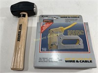 New Drill Hammer & Wire & Cable Staple Gun