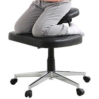LHOOCX Cross Legged Chair with Adjustable Tilt