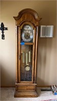 Howard & Miller grandfather clock :22”x 13.25”x
