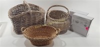 Collection of Wicker & Fruit Baskets