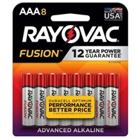 Fusion Alkaline AAA Card (8-Pack)