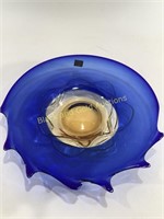 MCM Makora Poland Hand Made Glass Art Bowl