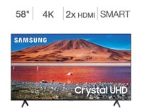 Samsung 58" 4K UHD LED LCD TV $380 RETAIL