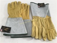 (2) New USA Elkskin 2XL Work Gloves