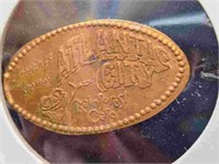 Atlantic city smashed penny  token