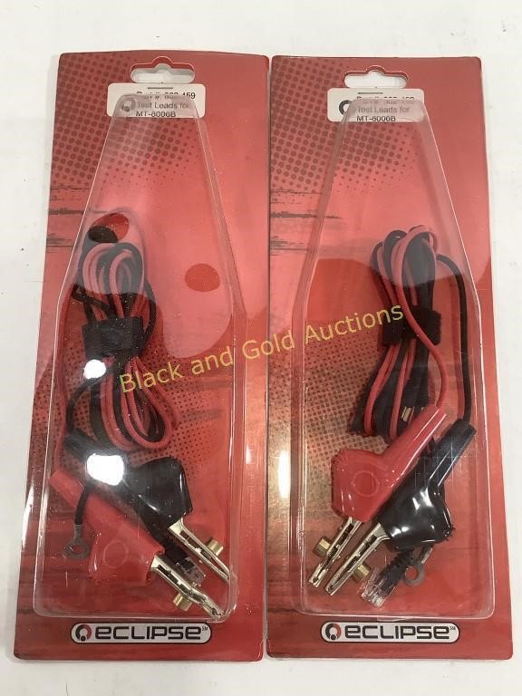 (2) Eclipse Electric Test Leads In Box