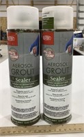 2 full Aerosol Grout  spray cans
