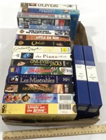 17 VHS tapes - 6 sealed