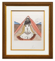 Salvador Dali- Original Lithograph "Lady Dulcinea"