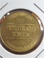 Nick O'Lock restroom token