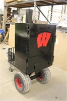 Custom Made Reverse Flow Charcoal Smoker Approx 28