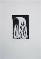 Mark Kostabi- Limited edition serigraph "body by j