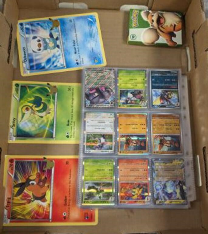 TRAY OF ASSORTED POKEMON CARDS