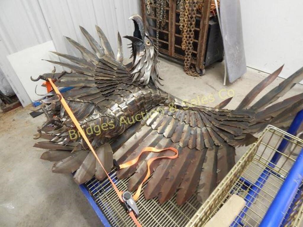 Large Metal Eagle
