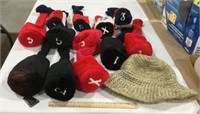 Misc lot w/ knitted hat
