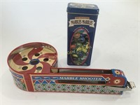 2004 Marble Shooter Toy & Multitude of Marbles