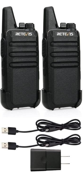 New (2 pack) Retevis RT22 Two Way Radio Long
