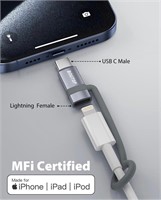 Grey USB C Adapter