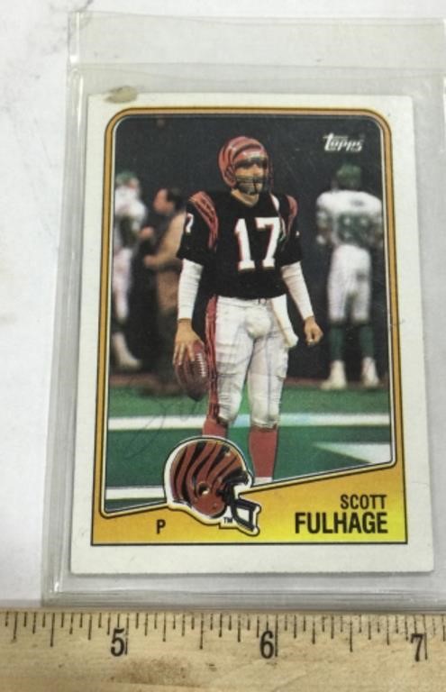 Scott Fulhage football card