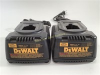 (2) New DeWALT 18V Battery Charger