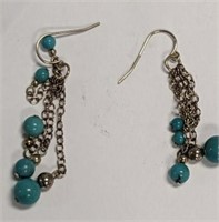 925 AND TURQUIOSE EARRINGS