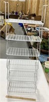 6 stacking wire shelves
