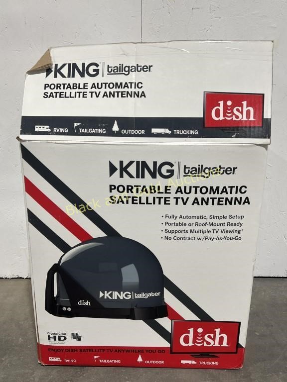 DISH King Tailgater Portable Satellite TV Antenna