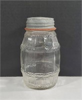 Vintage Ball Brand Barrel Shaped Mason Jar with