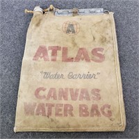 Vintage Atlas "Water Carrier" Canvas Bag
