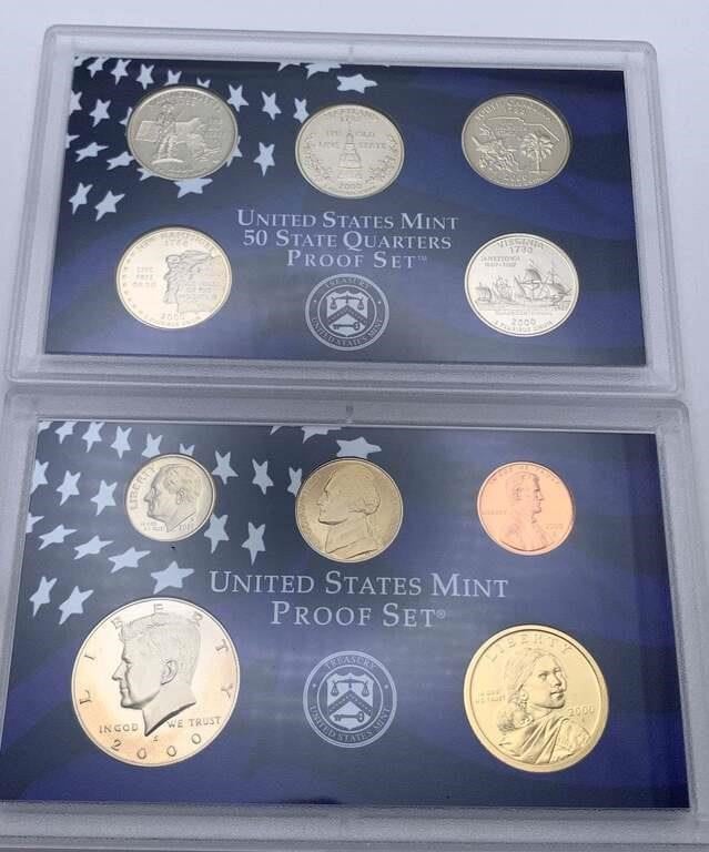 2000 United States Mint Proof Set In Box