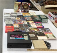 Cassettes, audio books &DVD