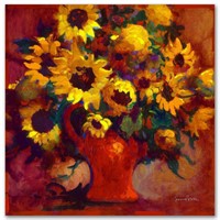 Sunflowers Limited Edition Giclee on Canvas by Sim