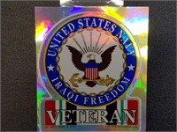 United States Navy Veteran sticker