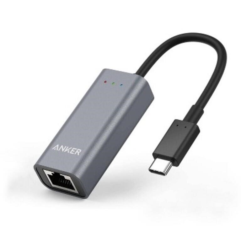 Anker USB-C to Ethernet  1-Gig Network Hub