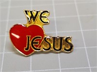 We love Jesus pin