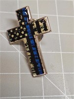 Thin blue line pin