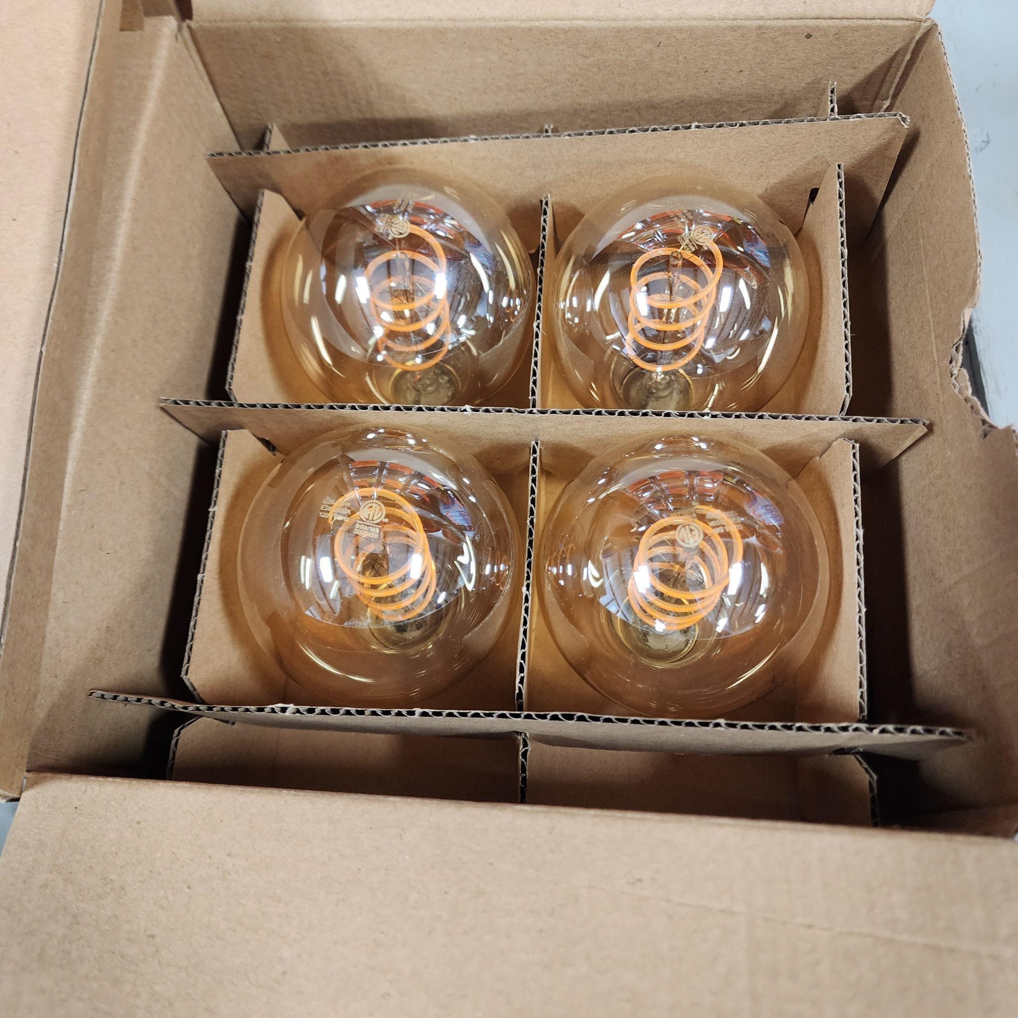 Helloify Led Filament 2k bulbs 4pack