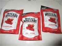 3 - 24oz Wiley Wallaby Licorice