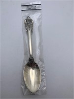 8 Wallace Sterling Silver Grand Baroque Spoons