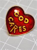 God cares pin