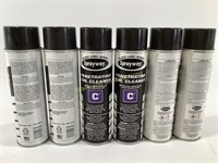 (6) NEW Cans Sprayway Penetrating Coil Cleaner