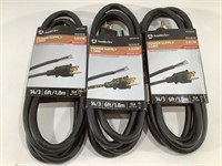 (3) NEW SouthWire 6' Power Supply Cords