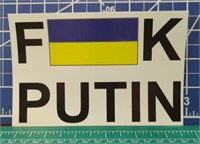 F*** Putin waterproof vinyl decal