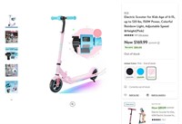 W7076  RCB Kids Electric Scooter